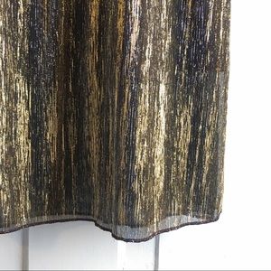 NWOT LuLaRoe Elegant Lola Skirt - Metallic Gold